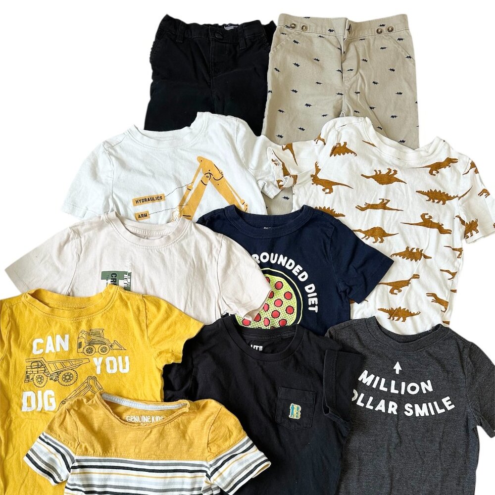 Lot of Boys Clothes Mix Brands Size 3T, 3/4T & 4T Shirts & Pants Pre-owned